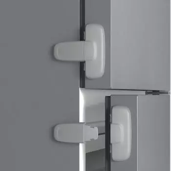 Замок для холодильника, дверной замок для морозильника, замок для малышей, детский шкафчик, замок безопасности серый