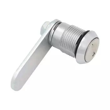 Замок для ящика шкафа из цинкового сплава, почтовый ящик, хромированный замок для шкафа, язычок, 2 ключа для комода для яхты, автофургона