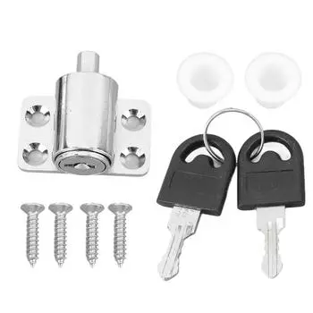 Замок для раздвижного окна из цинкового сплава, замок для раздвижных стеклянных дверей с ключами для детей