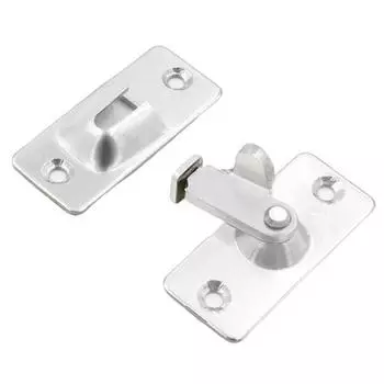 # Замок для раздвижной двери из нержавеющей стали с углом наклона 90 градусов (Серебряный