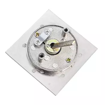 Замок для раздвижной двери квадратной формы, замок для раздвижной двери на кухне, замок для раздвижной двери на балконе, бытовой двойной крючок, встроенный невидимый замок для ванной комнаты с одним крючком чёрный