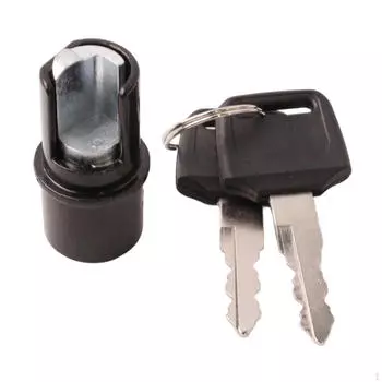 Замок для роллетной крышки кузова пикапа, цилиндр, 2 ключа, замки для ящика для инструментов пикапа, с портативным