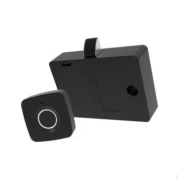 Замок для шкафа с отпечатками пальцев, скрытый ящик для хранения файлов, шкаф для хранения 20 отпечатков пальцев, безопасный для детей