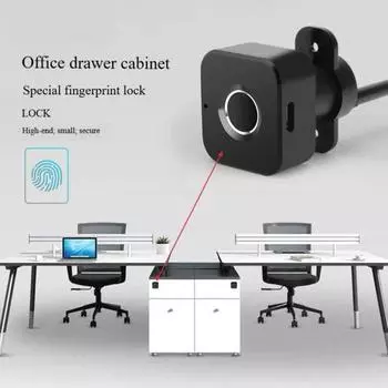 Замок для шкафа со сканером отпечатков пальцев, биометрический замок для ящика шкафа без ключа, прочная конструкция, перезаряжаемый, интеллектуальный биометрический замок