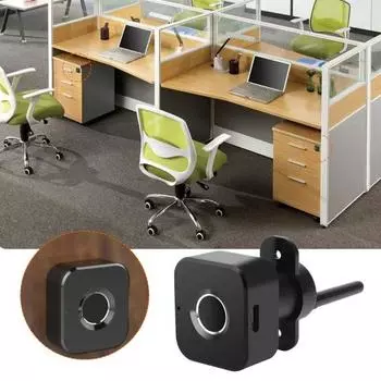 Замок для шкафа со сканером отпечатков пальцев, биометрический замок для ящика шкафа без ключа, прочная конструкция, перезаряжаемый смарт-