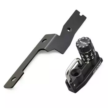 Замок для шлема мотоцикла Daytona для держателя шлема Hawk 11, тип циферблата 48699 (23) чёрный