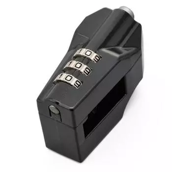 Замок для шлема мотоцикла Daytona общего назначения (для ручки 22,2/25,4 мм) Тип циферблата Черный 95206