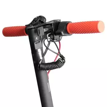 Замок для шлема, противоугонный электрический скутер для Xiaomi M365 Pro 1S Pro2 Mi3, защитный замок для шлема с 2 ключами и инструментом для установки чёрный