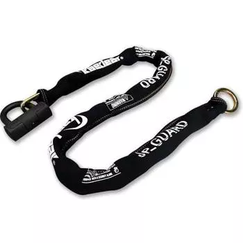 Замок для велосипеда Kaedear, цепной замок, брелок, квадратная цепь, 9 мм, прочный цилиндр, защита от кражи SP-GUARD (С навесным замком, 1500 мм)