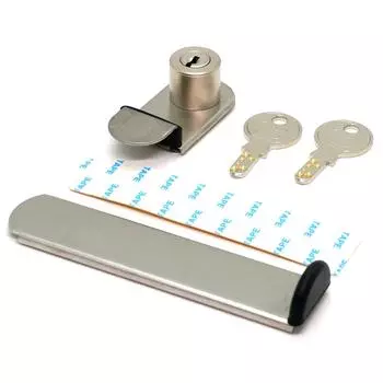 Замок для витрины Japan Lock Service DS-SK-1U серебряный