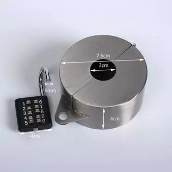 Замок для водопроводного крана Полезная остановка несанкционированного использования воды Замок для водопроводного крана Износостойкая защитная крышка для крана серебряный