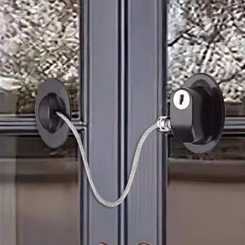 Замок для защиты от детей Замок шкафа, Шкафы для защиты детей Падающее окно Кабельный холодильник чёрный