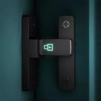 Замок дверной защелки на 90 градусов, простая установка, металлическая скользящая защелка, фиксация для чёрный