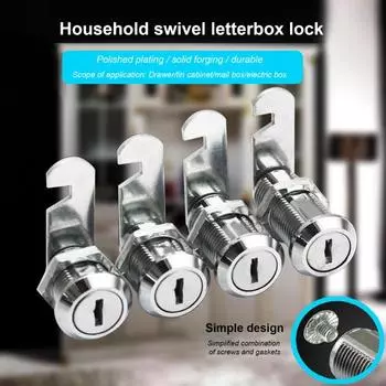 Замок картотечного шкафа Устойчив к ржавчине Простота установки Прочный Широкий спектр применения Простое управление Противоугонная защита из цинкового сплава Одностворчатый эксцентриковый замок Домашние поставки 16mm
