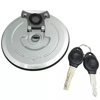 Замок ключа мотоцикла, крышка топливного газа, крышка бака, алюминий с ЧПУ для Honda CB250 CB300F CB500F CBR250R CBR300R Silver серебряный