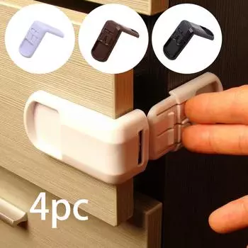 Замок на 90 градусов, замок для шкафа, дверной замок с двойной защелкой, многофункциональный замок с правым углом безопасности One Size чёрный