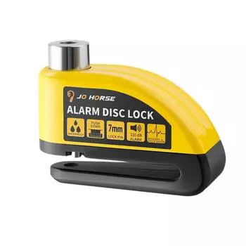 Замок на диск мотоцикла Противоугонный замок на тормоз мотоцикла Предотвращение кражи Замок на диск прочный, но удобный замок с сигнализацией на дисковый тормоз United States