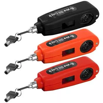 Замок на руль дроссельной заслонки, водонепроницаемый рычаг тормоза, предохранительный замок, нержавеющий акселератор для скутера, тормозной замок для руля велосипеда, дроссельная заслонка оранжевый