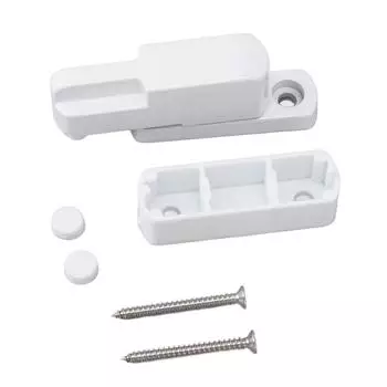 Замок на створку окна из алюминиевого сплава типа T, защелка для раздвижного окна, детский замок безопасности для дома белый