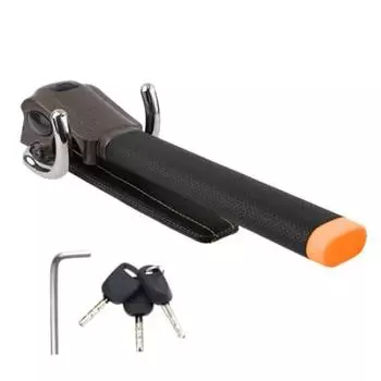 Замок рулевого колеса самый сильный замок рулевого управления автомобиля защита от атак реле самый сильный замок безопасности противоугонный противоугонный чёрный