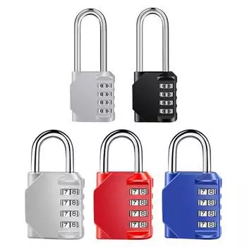 Замок с цифровым паролем Прочный, надежный, легко носить с собой, широкое применение, высокая долговечность, защита от кражи, цинковый сплав, настройка безопасности, кодовый замок для дома C