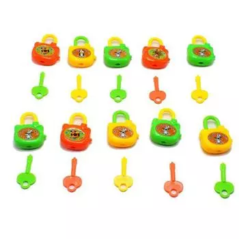 Замок с ключом развивающее яйцо дети крутят красочные детские подарки мини-игрушки с замком пластиковые детские игрушки набор игрушек с замком аксессуар