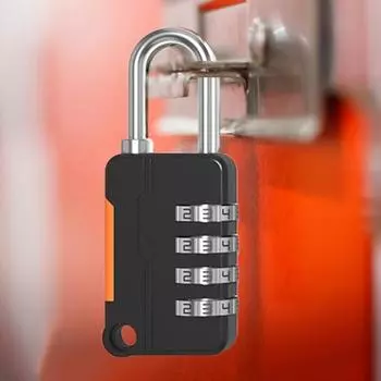 Замок с паролем, противоугонный сейф, мини-багаж, комбинированный замок с цифрами для рюкзака серый