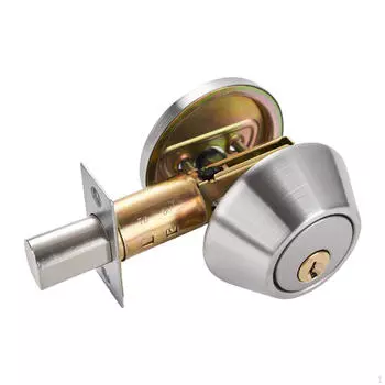 Замок с задвижкой, ручка для входной двери, фурнитура, безопасность для интерьера и экстерьера, с ключами, одинарный цилиндр, Argent