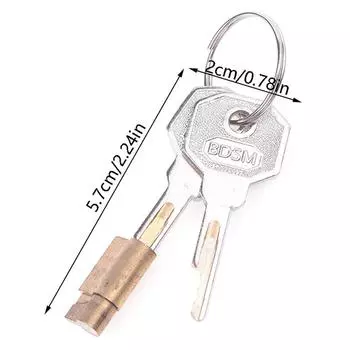 Замок сцепного устройства для прицепа Вставная безопасность для прессованных головок сцепного устройства Компоненты кемпера Детали для караванов Аксессуары серебряный