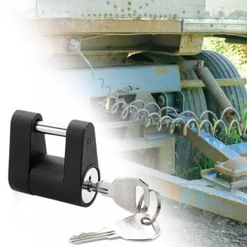 Замок сцепного устройства прицепа Высокопрочный, нержавеющий, устойчивый к коррозии цинковый сплав Грузовик на колесах Сверхмощный замок сцепного устройства прицепа A