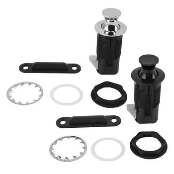 Замок шкафа из цинкового сплава, АБС-пластик, безопасный круглый встроенный замок для открытия ящика для документов, почтового ящика шкафа Chrome