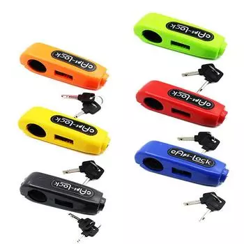 Замок тормозного рычага Caps-Lock Grip Handlebar Security Motorcycle Scooter Anti Theft красный