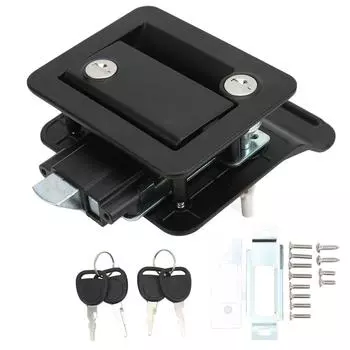 Замок входной двери автофургона с предохранительной защелкой, встроенный в засов из алюминиевого сплава для кемпера, туристического прицепа