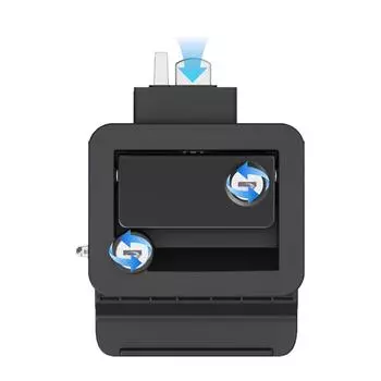 Замок входной двери автофургона с засовом-засовом, 4 ключа, комплект для замены замка двери автофургона, замок входной двери автофургона для прицепа-кемпера чёрный