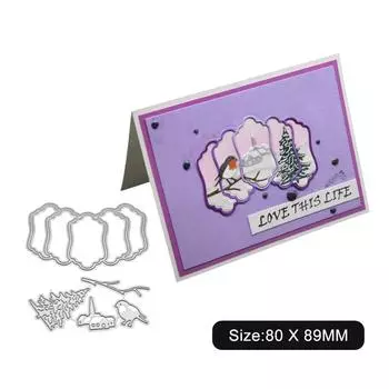 Замок за оконной рамой, металлический серебристый трафарет, тиснение, резка, штампы для скрапбукинга, изготовление открыток из бумаги серебряный