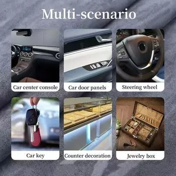 Замша самоклеящаяся кожа для салона автомобиля, нашивки для ремонта бархатной кожи, мягкие ювелирные изделия, самодельные наклейки 20x30cm