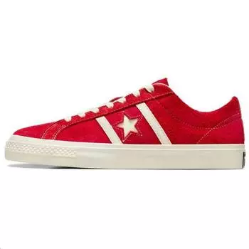 Замшевые красные кроссовки унисекс Converse One Star Academy Pro Egret A07620C 41