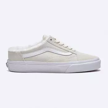 Замшевые кроссовки VANS Old School Mule White Asparagus: Шерпа VN0A4P3YTC71