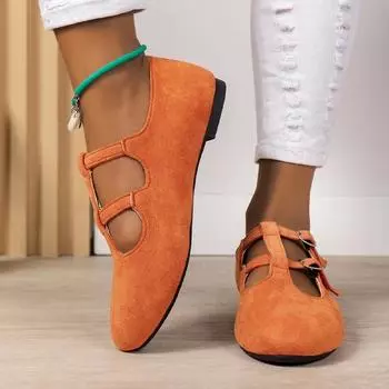 Замшевые туфли на плоской подошве, женские туфли, трендовые повседневные туфли для ходьбы на мелкой подошве, новое дизайнерское осеннее комфортное платье Zapatillas De Mujer 36