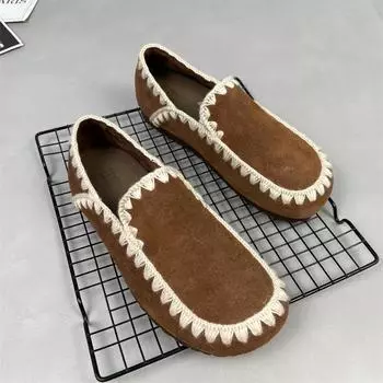 Замшевые женские мокасины на плоской подошве повседневные туфли на шнурках женские трендовые дизайнерские удобные туфли для прогулок осень новинка женские туфли Zapatillas 35 малиновый