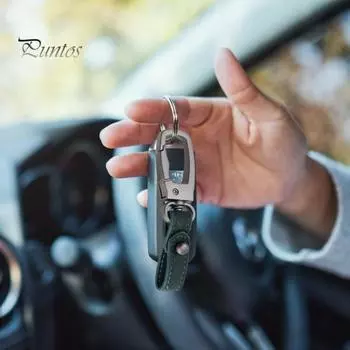 Замшевый брелок, стильный, прочный, легкий, подарочный, легкий, роскошный, для пары, брелок мини-размера для мужчин и женщин чёрный