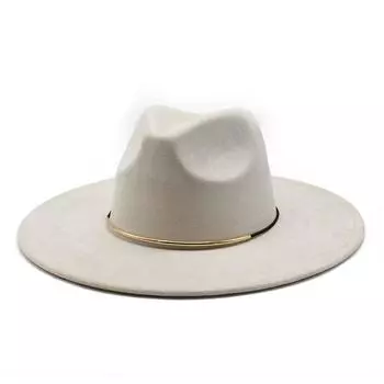 Замшевый цилиндр, мужская и женская парная шляпа с плоскими полями, шляпа джентльмена с плоскими полями M56-59cm
