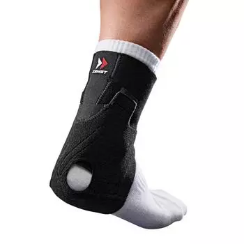 ZAMST Achilles tendon supporter tennis volleyball L size for left and right use black 370903 AT-1 чёрный
