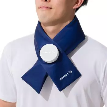 ZAMST мешок со льдом для шеи, согревающий ежедневно, один размер, подходит для 387000 Шея, охлаждение, защита, гольф, теннис, жизнь, большинство, тёмно-синий