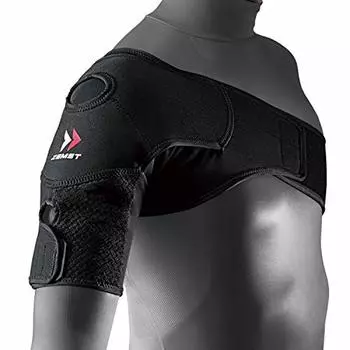 ZAMST наплечник для поддержки плеча теннисный бейсбольный размер L для левого и правого использования черный 374803