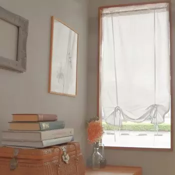 Занавес Института Тепловой Защиты Ленты Маленькое Окно Ширина 70 см x Длина 120 см 1 шт. Занавеска для кафе Занавеска для слепых перегородок Энергосбережение белый