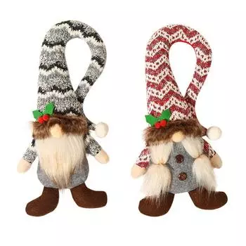 Занавес с пряжкой, изогнутая шапка, рождественские украшения, украшения