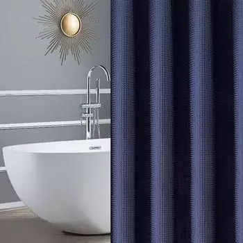 Занавеска для душа Элегантная прочная вафельная дизайнерская водонепроницаемая занавеска для душа для дома, ванной комнаты, украшения отеля S белый