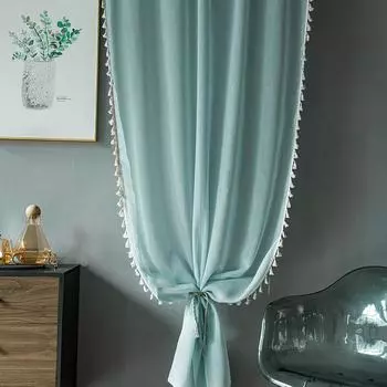 Занавеска для окна Экран для окна Готовый простой современный стиль Su Гостиная Спальня Полная тележка 100cm width * 130cm height серый