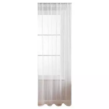 Занавеска на окно, прочная дышащая затеняющая мягкая марлевая оконная занавеска для спальни, тюлевая занавеска, товары для дома белый